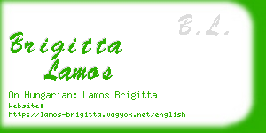 brigitta lamos business card
